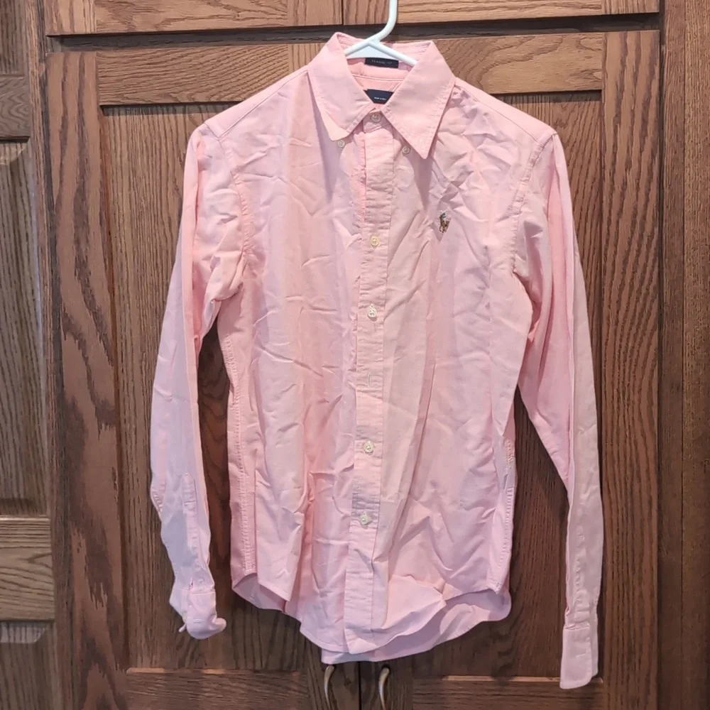 Light pink button down dress shirt - Picture 1 of 2